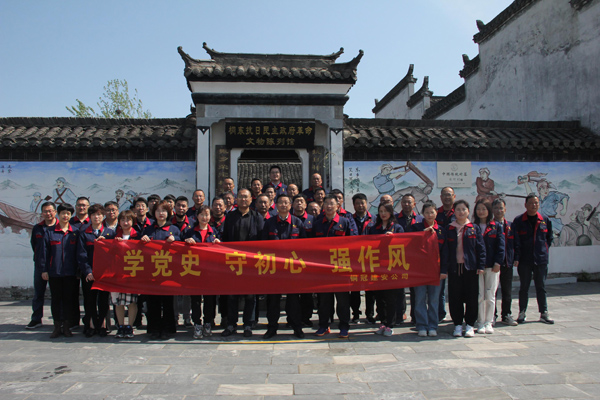 公司機(jī)關(guān)、工程服務(wù)黨支部開展主題黨日活動