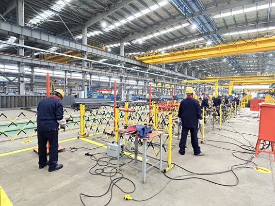 公司舉辦電焊工、電工技術(shù)比武